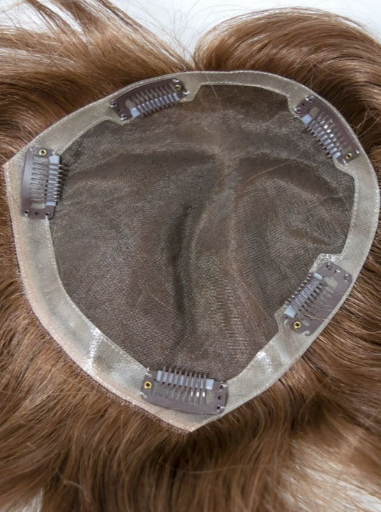 F-Top Blend 1/2" Tape-tab Hand Tied Human Hair Piece