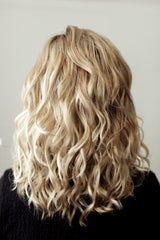 rh1488rt8 dark blonde with lightest blonde highlights and golden brown roots